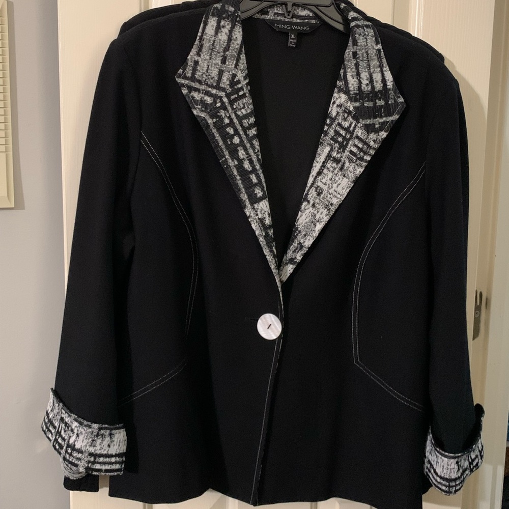 Ming Wang knit jacket